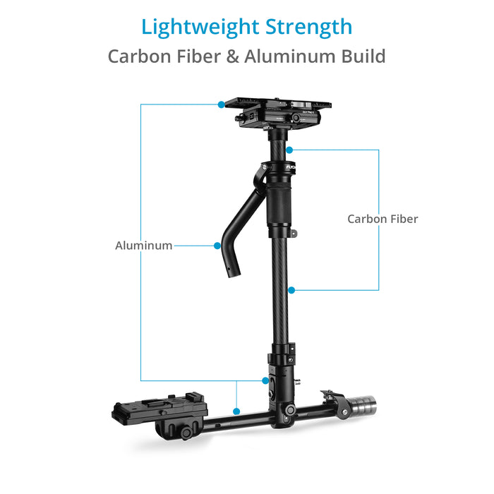 Flycam Zest Pro II Electronic Video Camera Handheld Stabilizer | Payload 9kg/20lb