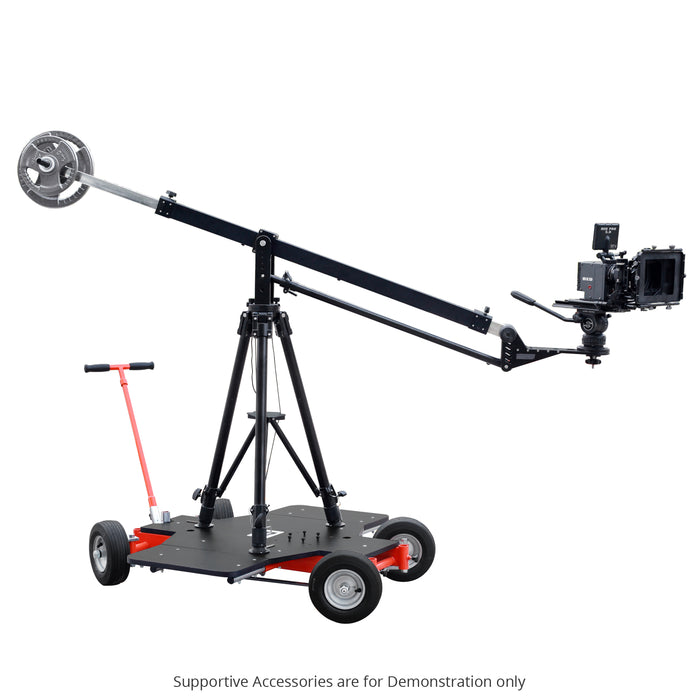 Proaim Quad Super Film Camera Doorway Dolly | Rear-Wheel Steering