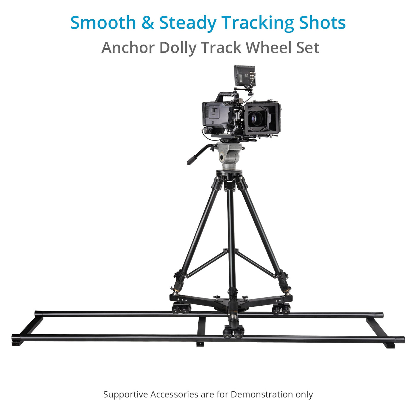 Proaim Track Wheel Set for Camera Tripod Dolly — Proaim.be